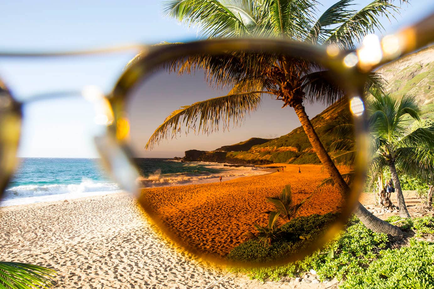 A view thru Maui-Jim sunglasses lenses