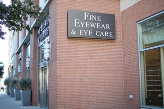 Fine Eyewear & Eyecare optometrist office and boutique eyeglasses store front in downtown Austin, TX
